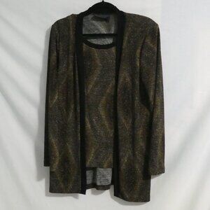 CONNECTED APPAREL | xl | One Piece Open Front Blazer Jacket Set